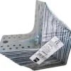 Vinkelbeslag med rib 105 × 105 × 90 mm 20-pk.