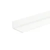 Vinkellist hvit - 15 x 15 mm x 1 meter